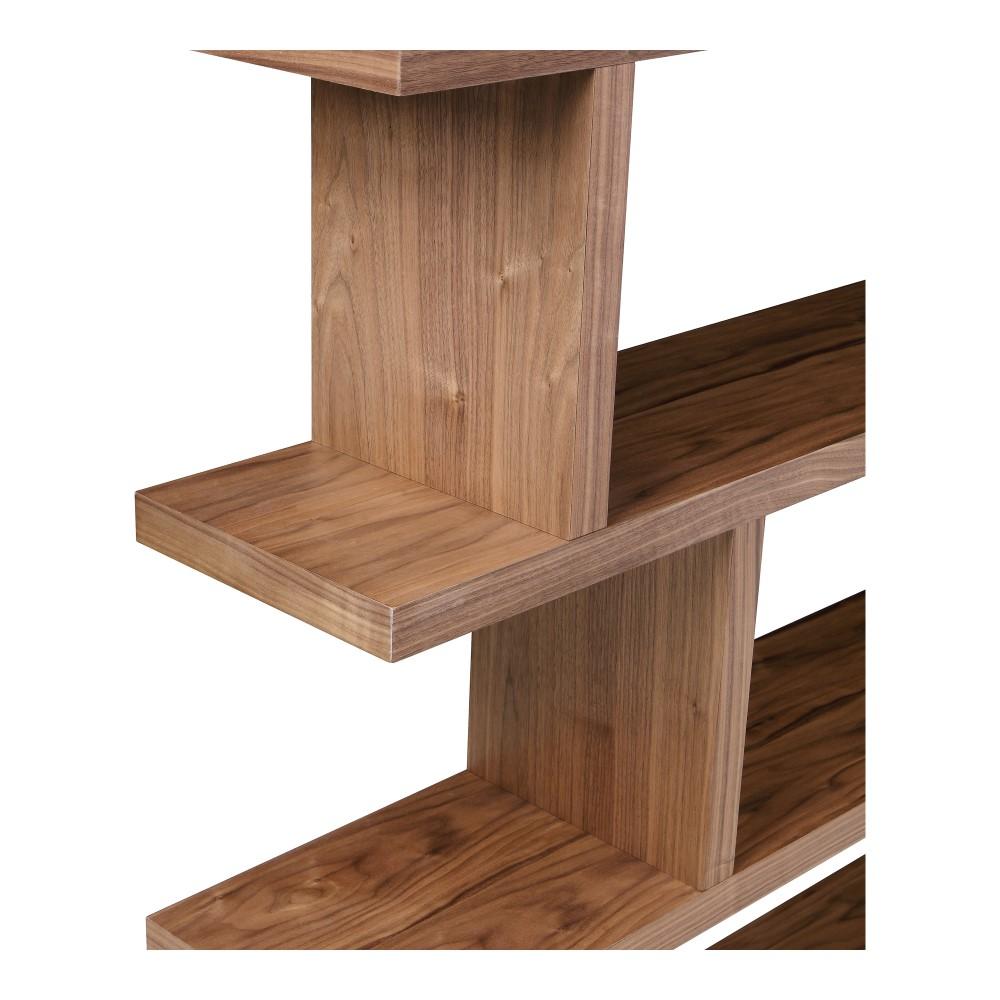 Moes Home - Miri Shelf Large in Walnut - ER-1073-03 veiw 3