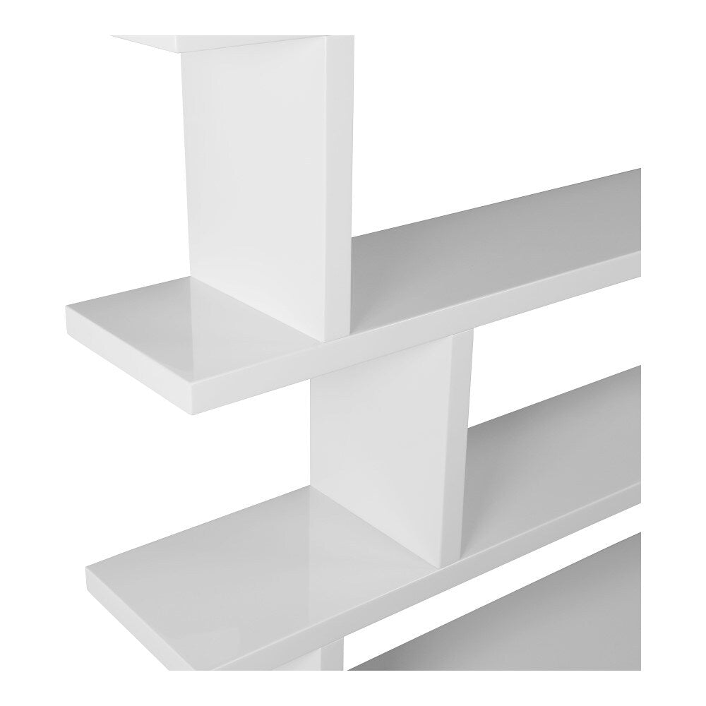 Moes Home - Miri Shelf Large in White - ER-1073-18 veiw 3
