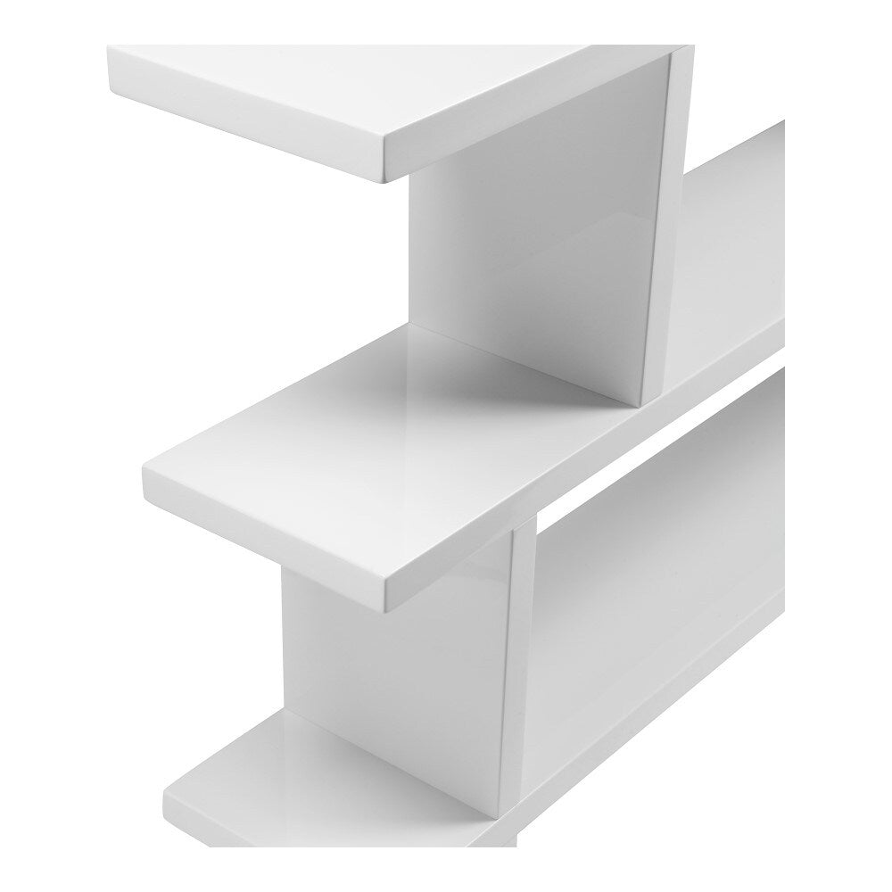 Moes Home - Miri Shelf Small in White - ER-1072-18 veiw 3