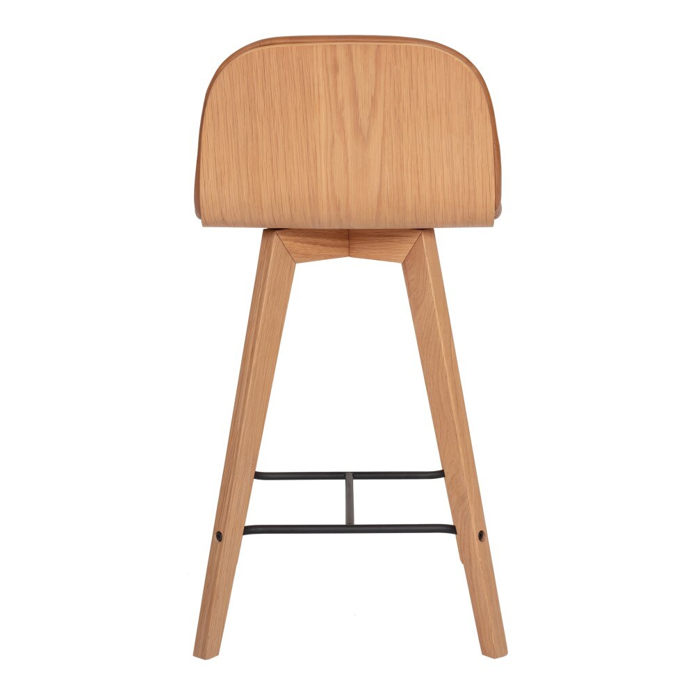 Moes Homee - Napoli Leather Counter Stool Tan - YC-1020-40 veiw 4