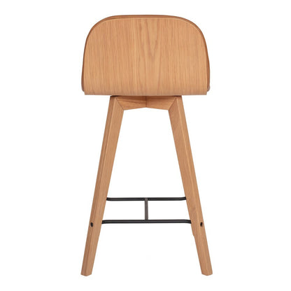Moes Homee - Napoli Leather Counter Stool Tan - YC-1020-40 veiw 4