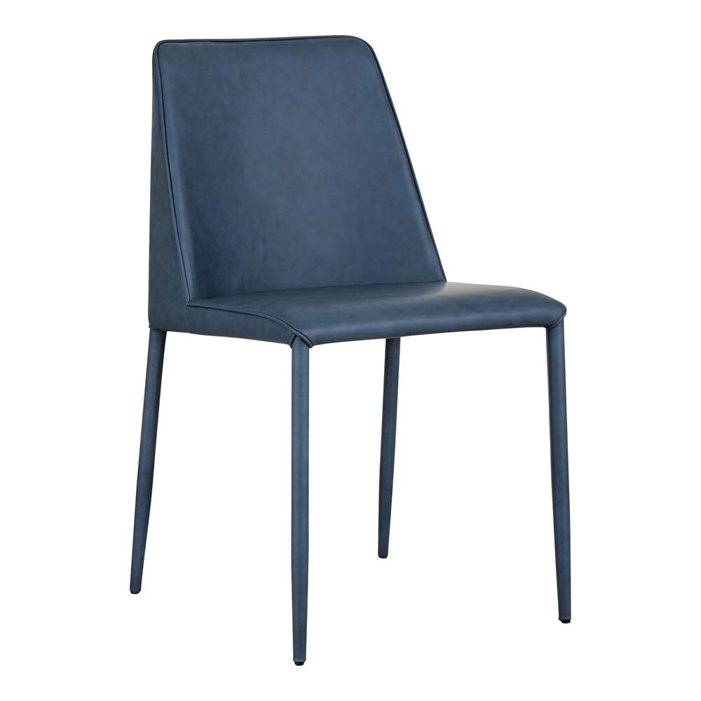 Moes Home - Nora Dining Chair Ocean Cavern Grey Vegan Leather (Set of 2) - YM-1004-41 veiw 2