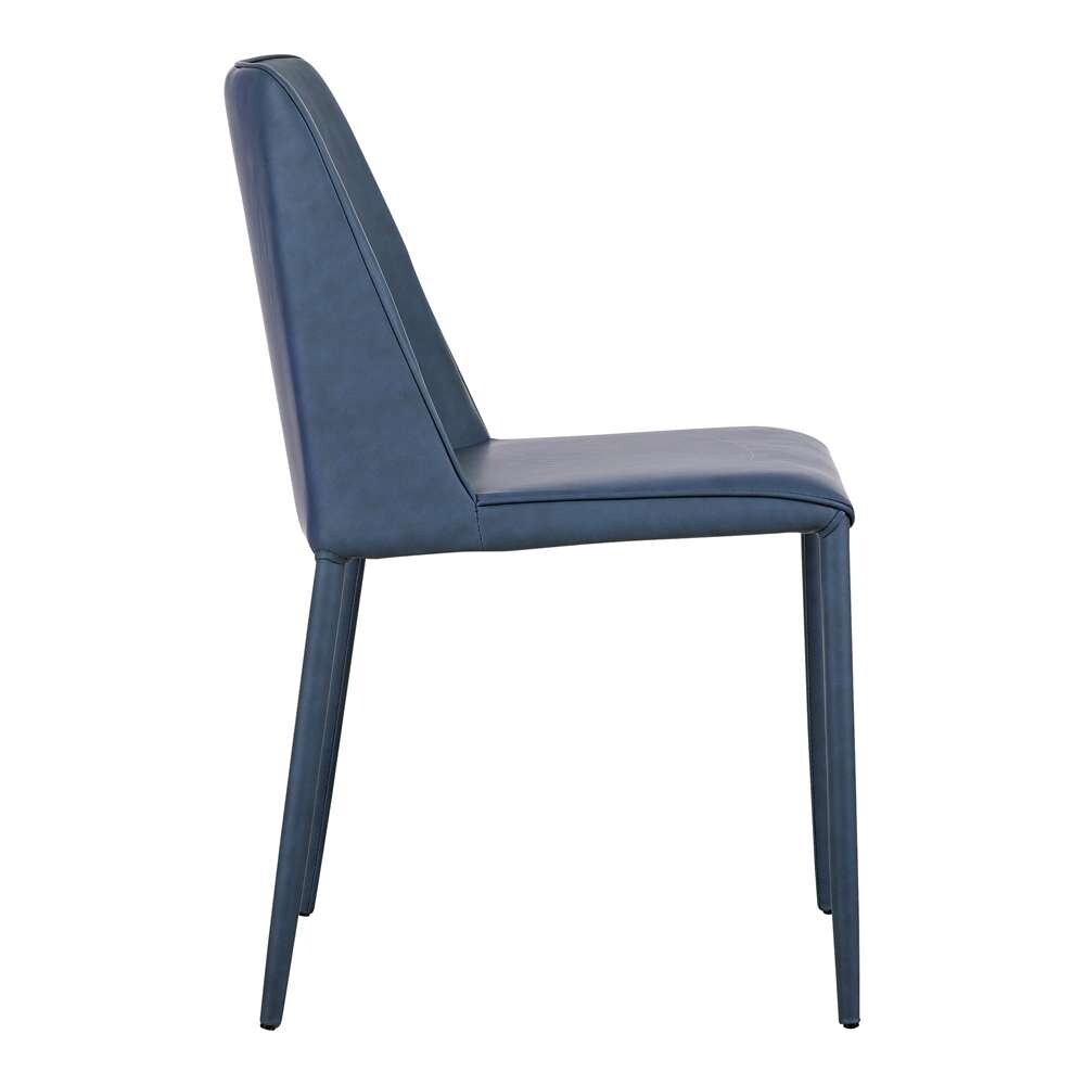Moes Home - Nora Dining Chair Ocean Cavern Grey Vegan Leather (Set of 2) - YM-1004-41 veiw 3