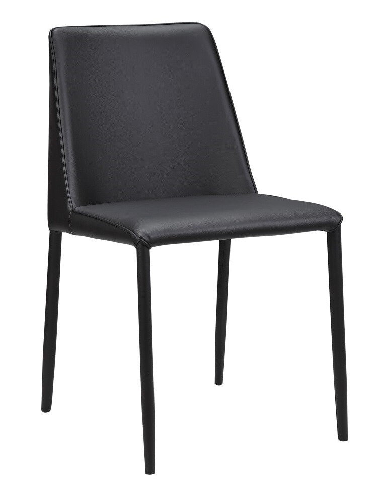 Moes Home - Nora Pu Dining Chair Black (Set of 2) - YM-1004-29 veiw 1