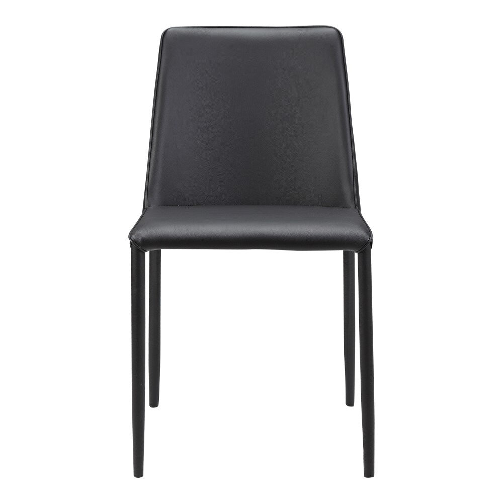 Moes Home - Nora Pu Dining Chair Black (Set of 2) - YM-1004-29 veiw 2