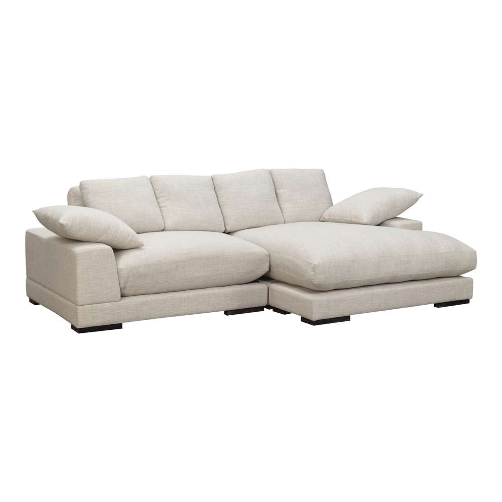 Moes Home - Plunge Sectional Sahara Brown - TN-1004-21-0 veiw 2