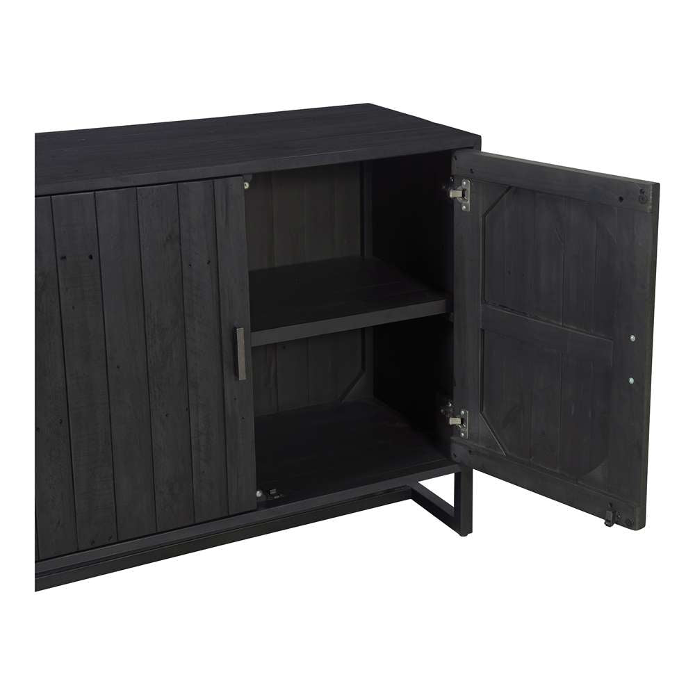 Moes Home - Sierra 2 Door Cabinet Black - FR-1035-02 veiw 6