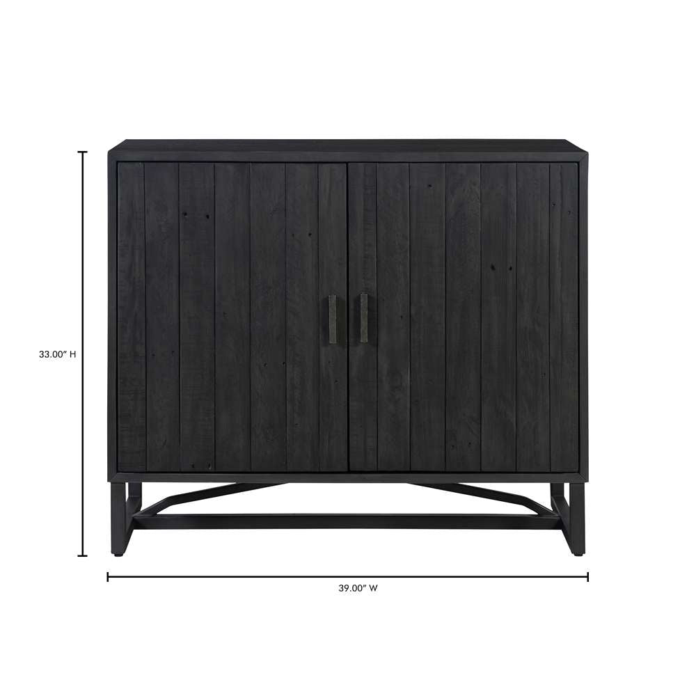 Moes Home - Sierra 2 Door Cabinet Black - FR-1035-02 veiw 9