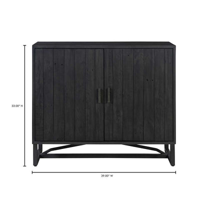 Moes Home - Sierra 2 Door Cabinet Black - FR-1035-02 veiw 9