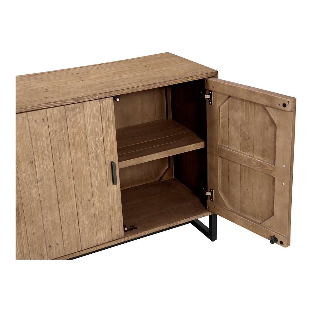 Moes Home - Sierra 2 Door Cabinet Natural - FR-1035-23 veiw 5
