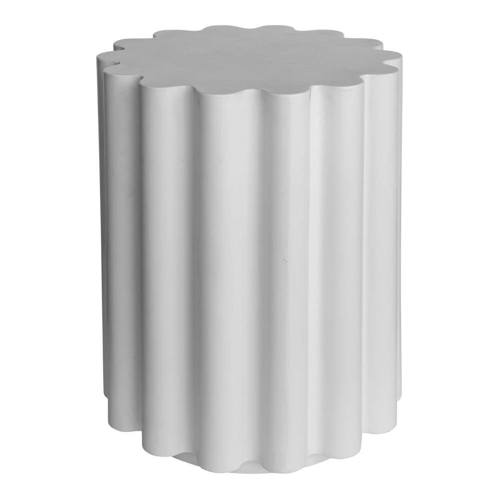 Moes Home - Taffy Outdoor Stool White - BQ-1062-18 veiw 1