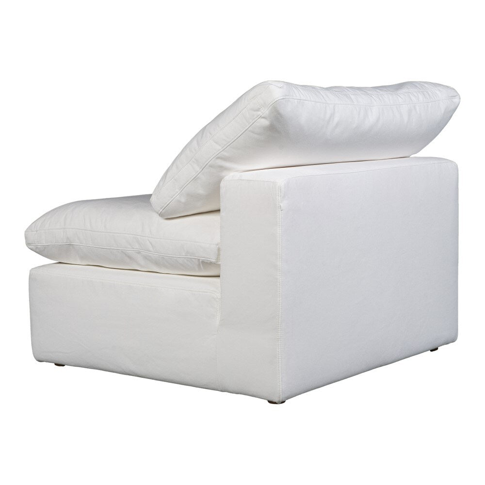 Moes Home - Terra Condo Armless Chair Livesmart Fabric Cream - YJ-1013-05 veiw 5