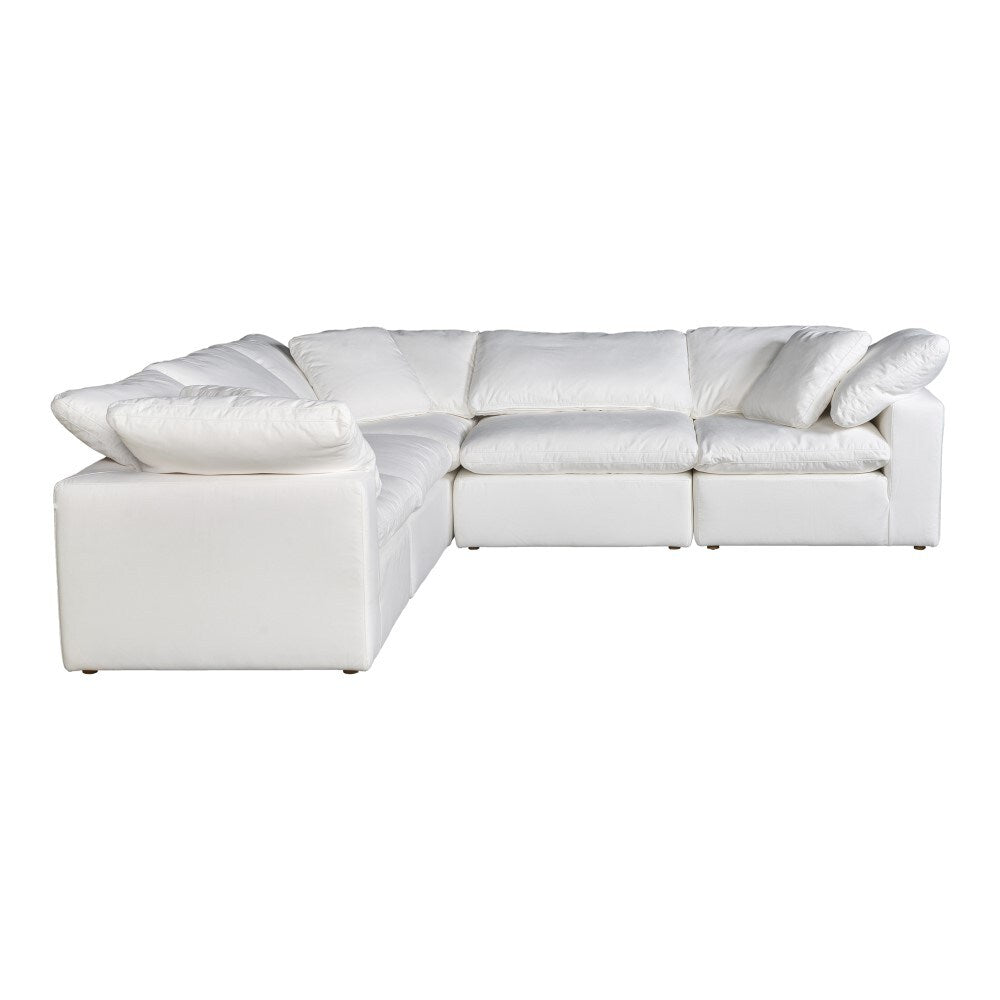 Moes Home - Terra Condo Classic L Modular Sectional Livesmart Fabric Cream - YJ-1017-05 veiw 2