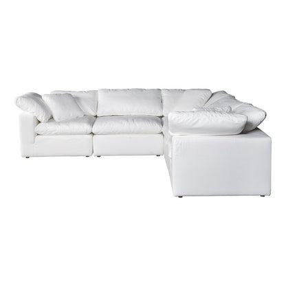 Moes Home - Terra Condo Classic L Modular Sectional Livesmart Fabric Cream - YJ-1017-05 veiw 3