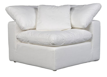 Moes Home - Terra Condo Corner Chair Livesmart Fabric Cream - YJ-1012-05 veiw 1