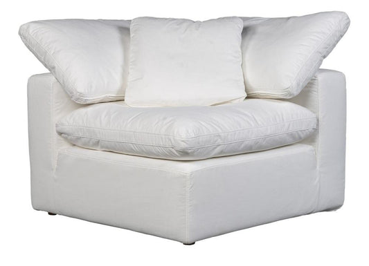 Moes Home - Terra Condo Corner Chair Livesmart Fabric Cream - YJ-1012-05 veiw 1