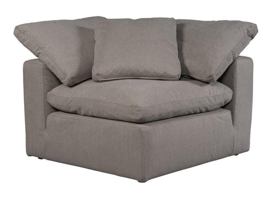 Moes Home - Terra Condo Corner Chair Livesmart Fabric Light Grey - YJ-1012-29 veiw 1