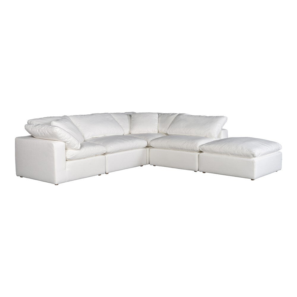 Moes Home - Terra Condo Dream Modular Sectional Livesmart Fabric Cream - YJ-1018-05 veiw 4