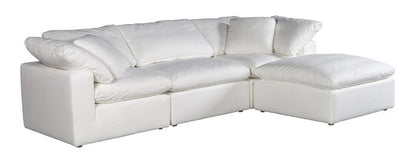 Moes Home - Terra Condo Lounge Modular Sectional Livesmart Fabric Cream - YJ-1015-05 veiw 1