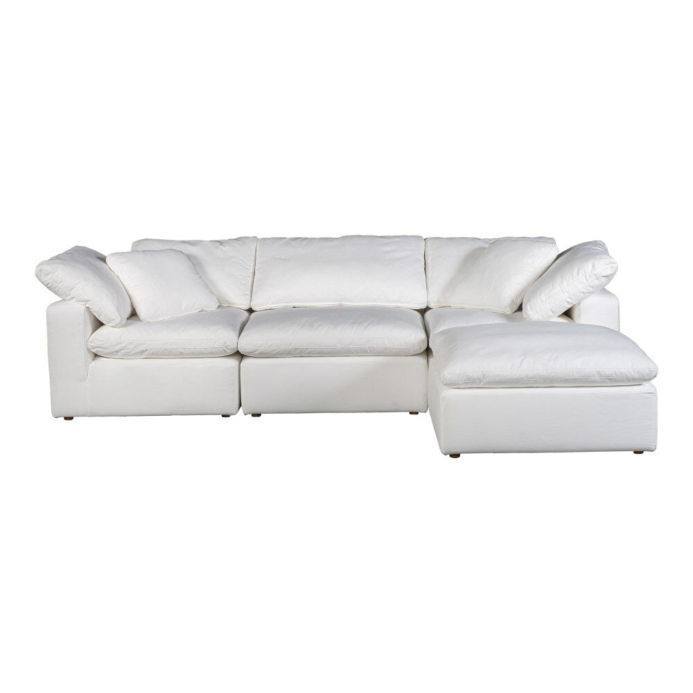 Moes Home - Terra Condo Lounge Modular Sectional Livesmart Fabric Cream - YJ-1015-05 veiw 2