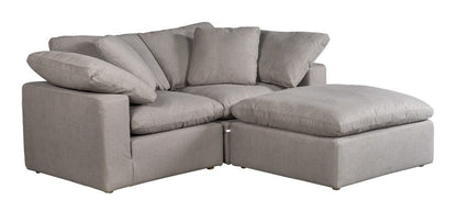 Moes Home - Terra Condo Nook Modular Sectional Livesmart Fabric Light Grey - YJ-1016-29 veiw 1