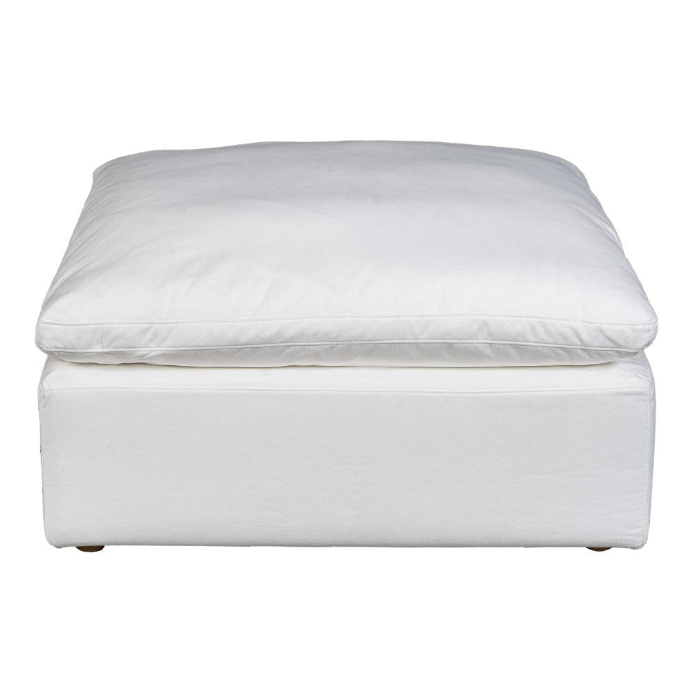 Moes Home - Terra Condo Ottoman Livesmart Fabric Cream - YJ-1014-05 veiw 2