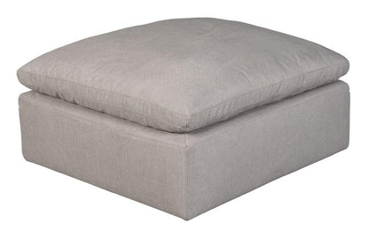 Moes Home - Terra Condo Ottoman Livesmart Fabric Light Grey - YJ-1014-29 veiw 1