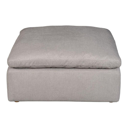 Moes Home - Terra Condo Ottoman Livesmart Fabric Light Grey - YJ-1014-29 veiw 2