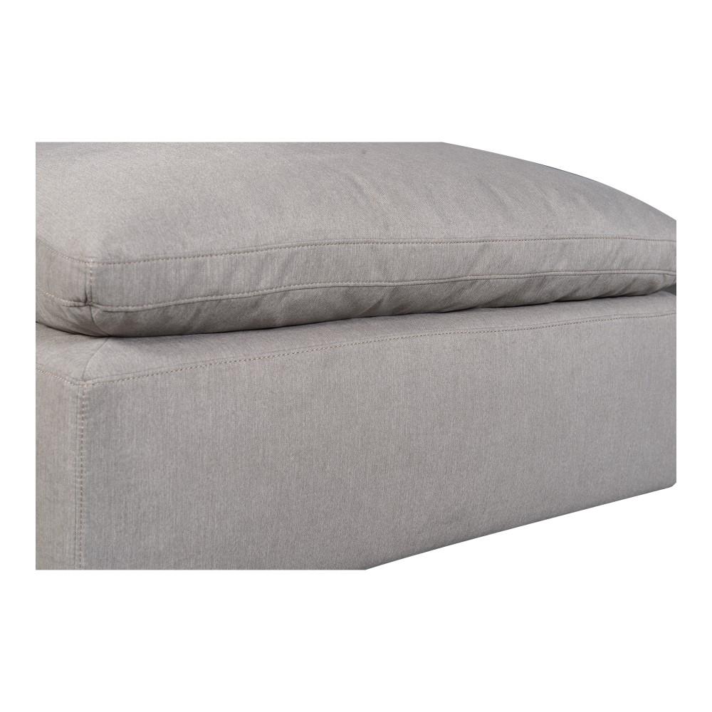 Moes Home - Terra Condo Ottoman Livesmart Fabric Light Grey - YJ-1014-29 veiw 4