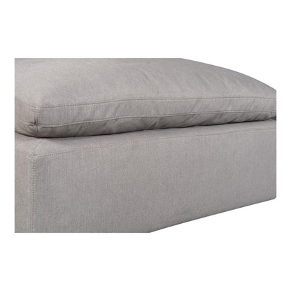Moes Home - Terra Condo Ottoman Livesmart Fabric Light Grey - YJ-1014-29 veiw 4