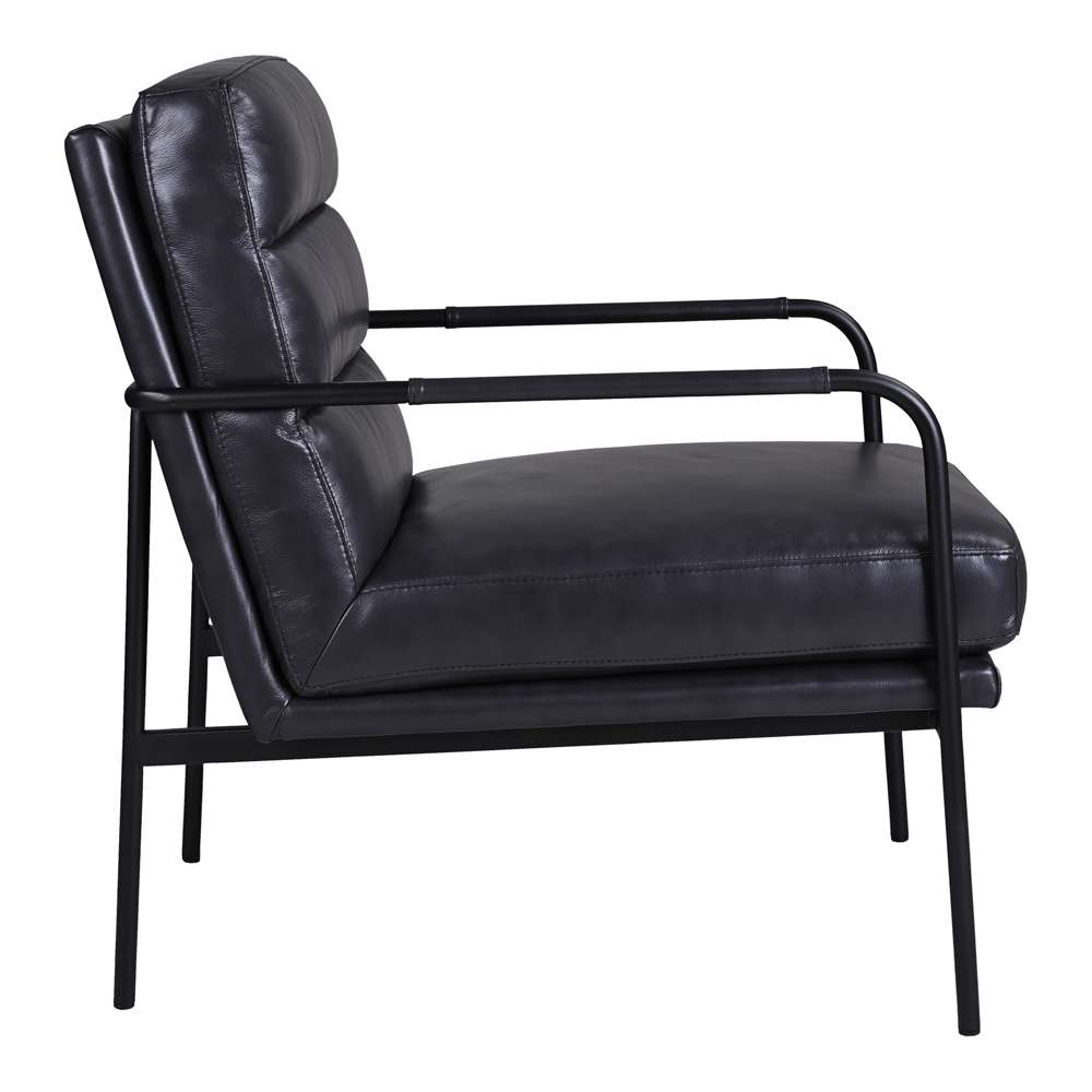 Moes Home - Verlaine Chair Raven Black - EQ-1013-02 veiw 4