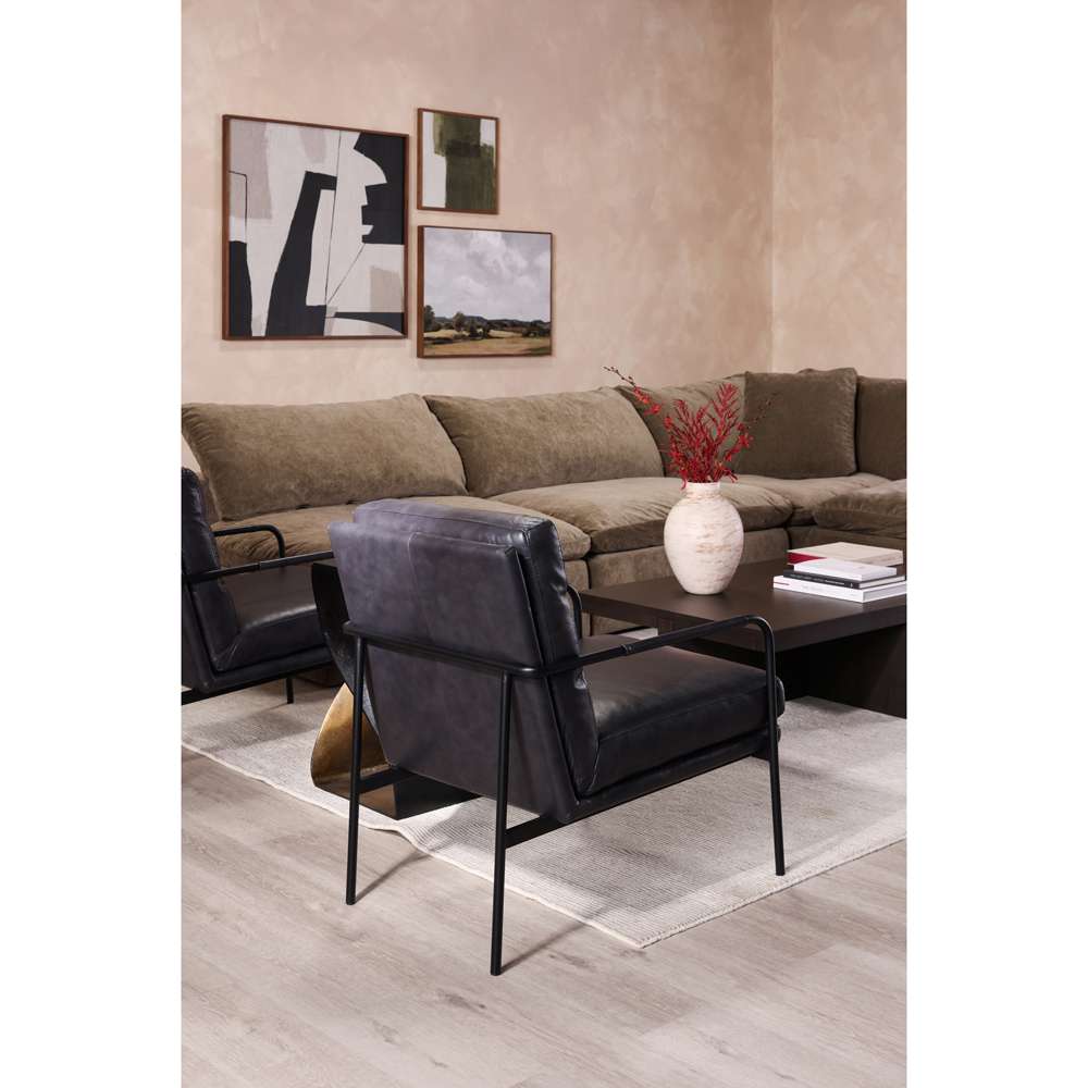 Moes Home - Verlaine Chair Raven Black - EQ-1013-02 veiw 6