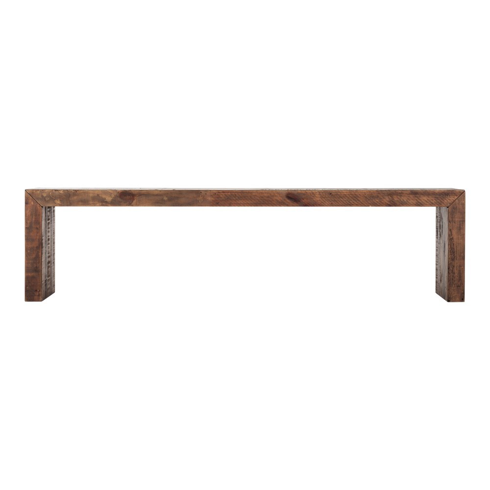Moes Home - Vintage Bench Large in Light Brown - BT-1001-01 veiw 1