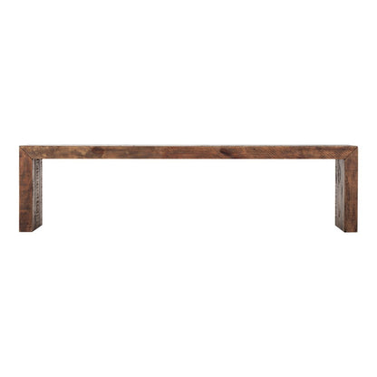 Moes Home - Vintage Bench Large in Light Brown - BT-1001-01 veiw 1