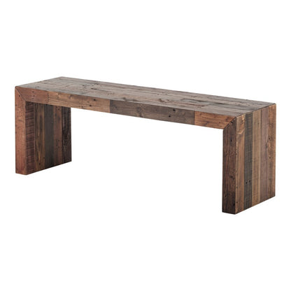 Moes Home - Vintage Bench Small in Light Brown - BT-1003-01 veiw 3