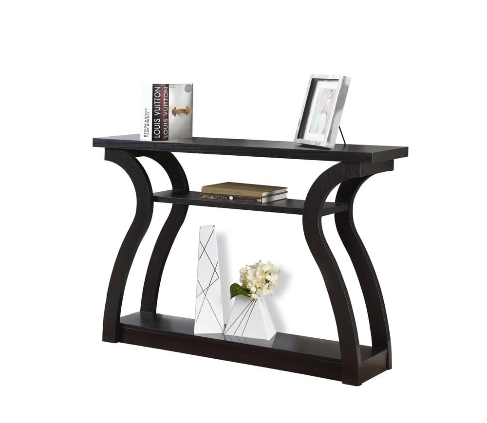 Monarch Specialties - Accent Table, Console, Entryway, Narrow, Sofa, Living Room, Bedroom, Laminate, Brown, Contemporary, Modern - I-2445 veiw 2