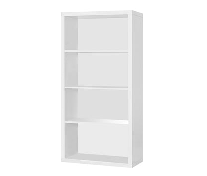 Monarch Specialties - Bookshelf, Bookcase, Etagere, 5 Tier, 48inH, Office, Bedroom, Laminate, White, Contemporary, Modern - I-7059 veiw 2