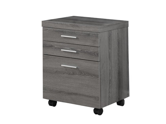 Monarch Specialties - File Cabinet, Rolling Mobile, Storage Drawers, Printer Stand, Office, Work, Laminate, Brown, Contemporary, Modern - I-7049 veiw 2