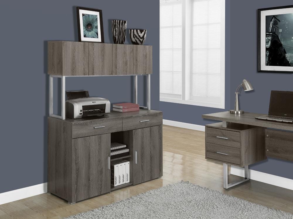 Monarch Specialties - Storage, Drawers, File, Office, Work, Laminate, Metal, Brown, Contemporary, Modern - I-7067 veiw 1