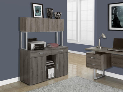 Monarch Specialties - Storage, Drawers, File, Office, Work, Laminate, Metal, Brown, Contemporary, Modern - I-7067 veiw 1