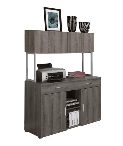 Monarch Specialties - Storage, Drawers, File, Office, Work, Laminate, Metal, Brown, Contemporary, Modern - I-7067 veiw 2