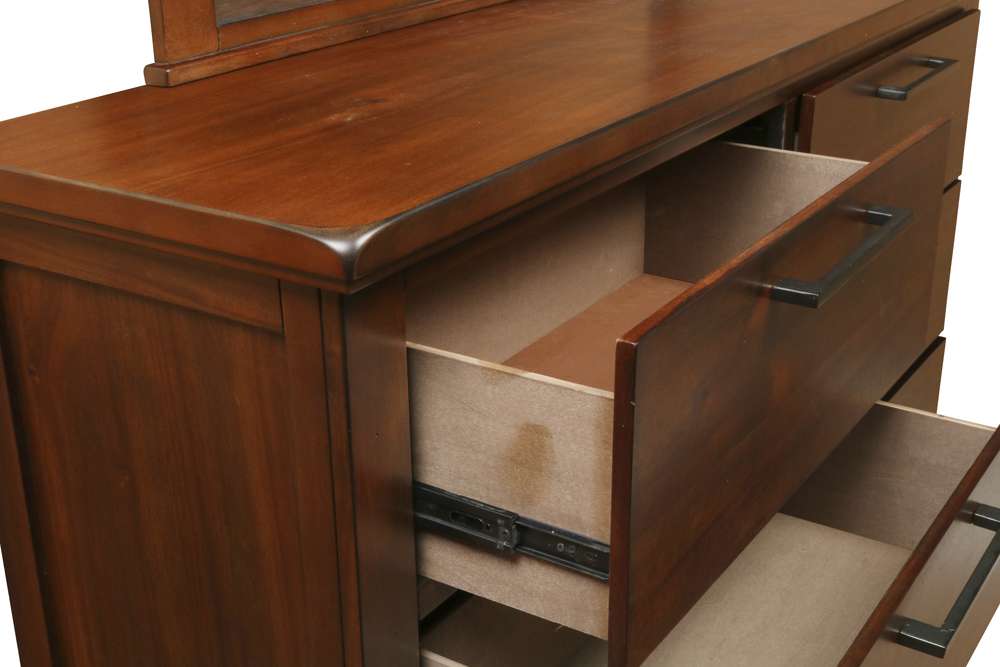 New Classic Furniture - Cagney Dresser - Chestnut - B594-050 veiw 4