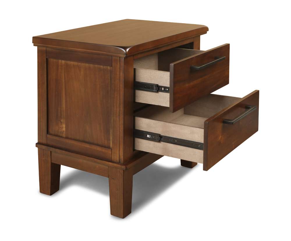 New Classic Furniture - Cagney Nightstand - Chestnut - B594-040 veiw 3