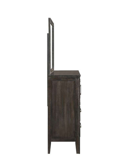 New Classic Furniture - Andover 60in Dresser With Doors-Nutmeg - B677B-050 veiw 3