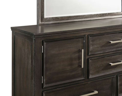 New Classic Furniture - Andover 60in Dresser With Doors-Nutmeg - B677B-050 veiw 4