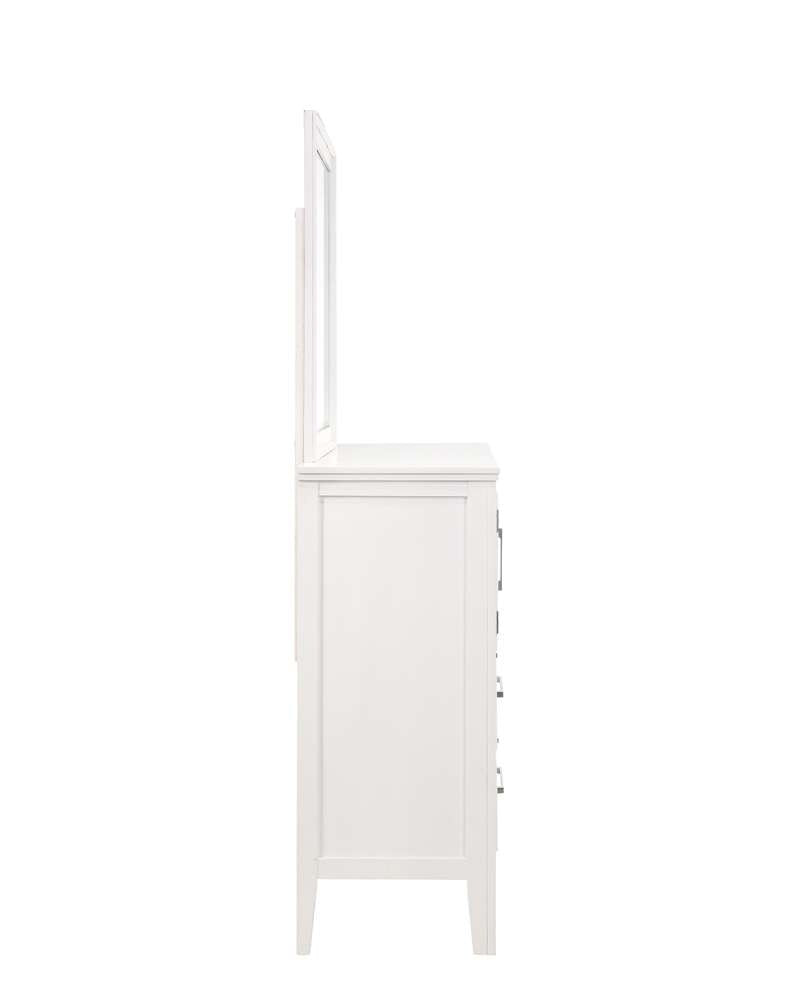 New Classic Furniture - Andover 60in Dresser With Doors-White - B677W-050 veiw 3