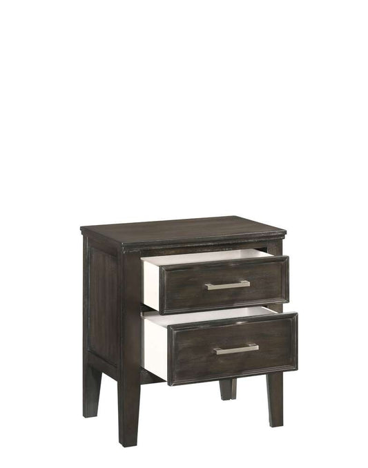 New Classic Furniture - Andover Nightstand-Nutmeg - B677B-040 veiw 2
