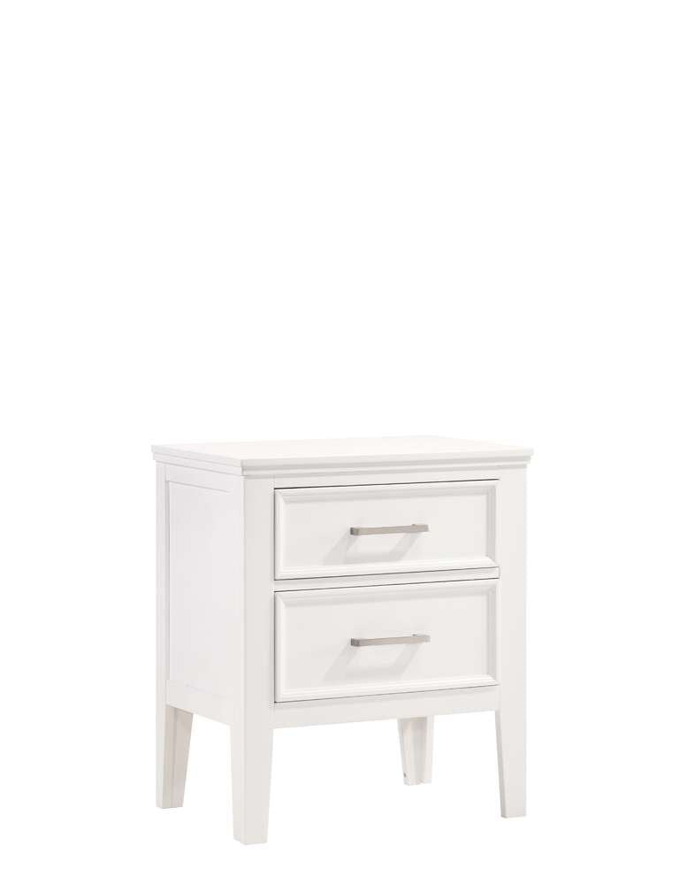New Classic Furniture - Andover Nightstand-White - B677W-040 veiw 1