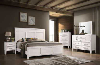 New Classic Furniture - Andover Nightstand-White - B677W-040 veiw 5