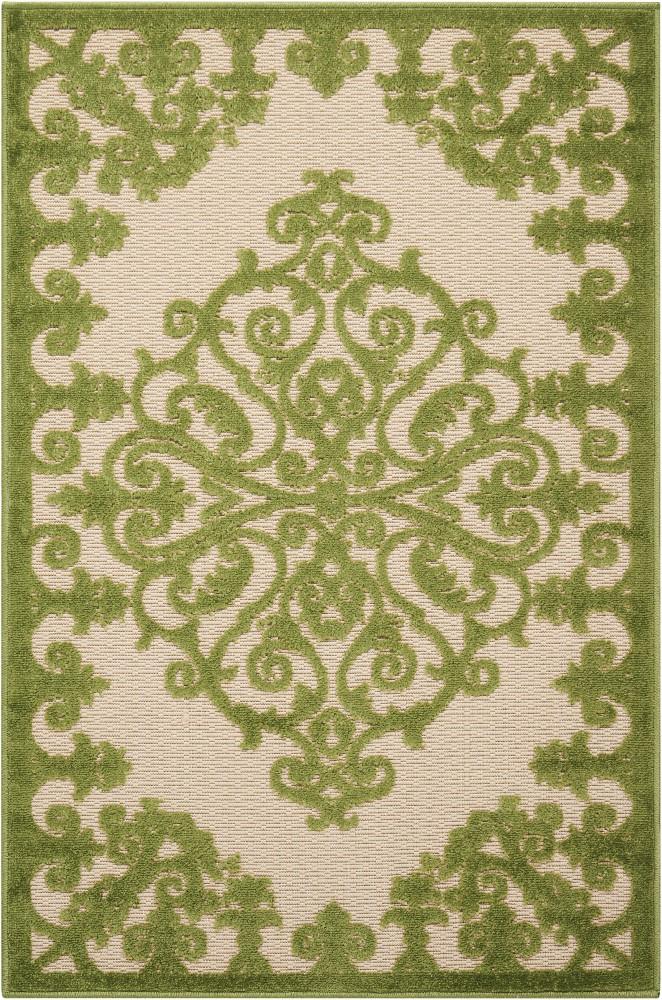Nourison - Aloha ALH12 Green 28in x 4 Indoor-outdoor Area Rug - ALH12-99446299109_CLOSEOUT veiw 1